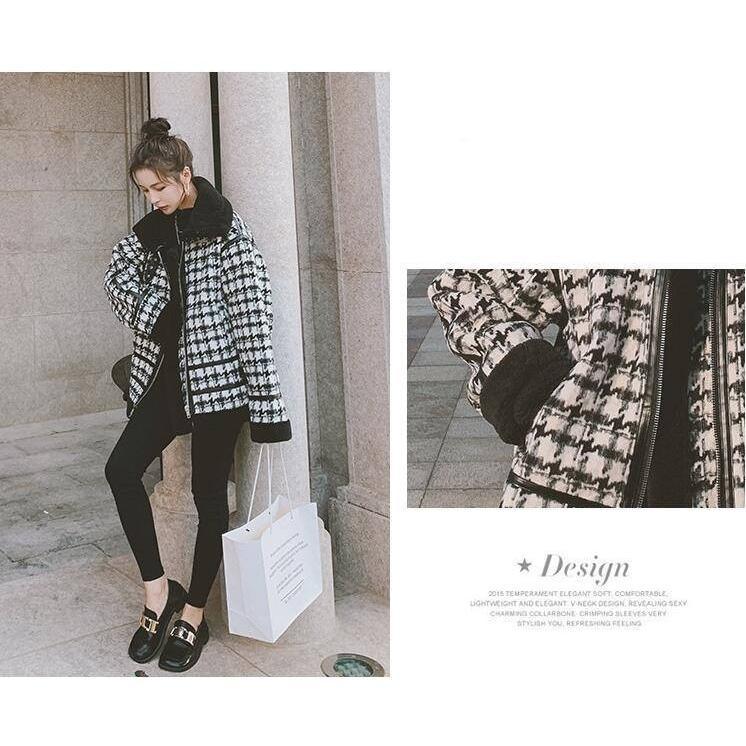 チェスターコート コート レディース 冬 千鳥柄コート 中綿コート 防寒 暖か 秋冬 裏ボア 裏起毛 ショートコート ゆったり 秋 冬
