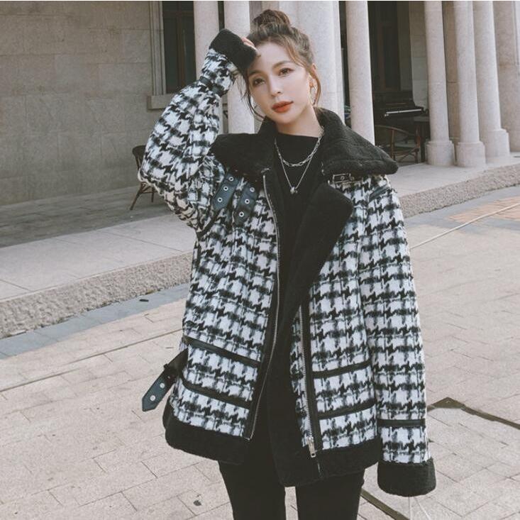 チェスターコート コート レディース 冬 千鳥柄コート 中綿コート 防寒 暖か 秋冬 裏ボア 裏起毛 ショートコート ゆったり 秋 冬