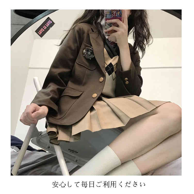 卒業式スーツ 3点セット　学生服　女子高校生 ブレザー 上下セット 中学生 高校生 女子高生 通学 スクール制服 女の子　ゆったりサイズ フォーマルスーツ 女児 ジュニアスーツ スカート レデイース