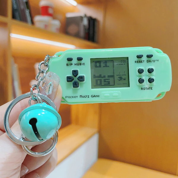 Qoo10] ブレトロテトリスゲーム機のキーホルダー