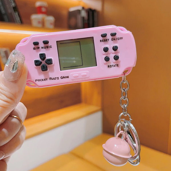 Qoo10] ブレトロテトリスゲーム機のキーホルダー
