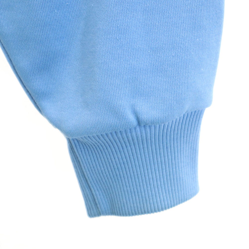 70s 80s デサント製 トレフォイルロゴ 刺繍 ヴィンテージ 長袖 ジャージ トレーナー M グレー×ブルー メンズ 70s 80s デサント製 トレフォイルロゴ 刺繍 ヴィンテージ 長袖 ジャージ トレーナー M グレー×ブルー メンズ