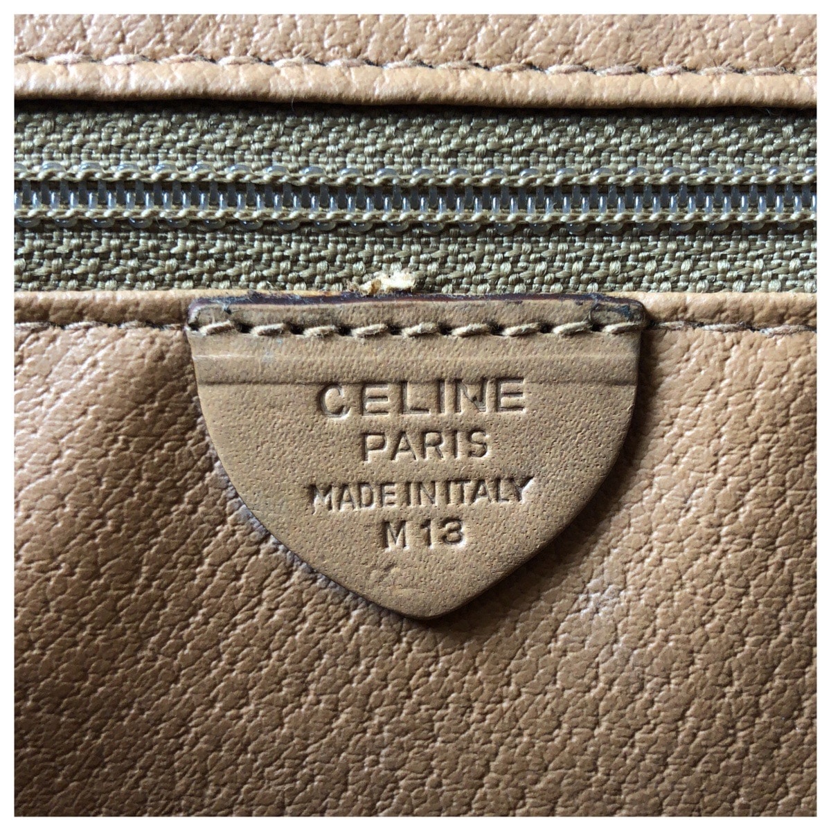 ヴィンテージ マカダム ブラウン ゴールド金具 PVC/レザー ショルダーバッグ ポシェット レディース 501392