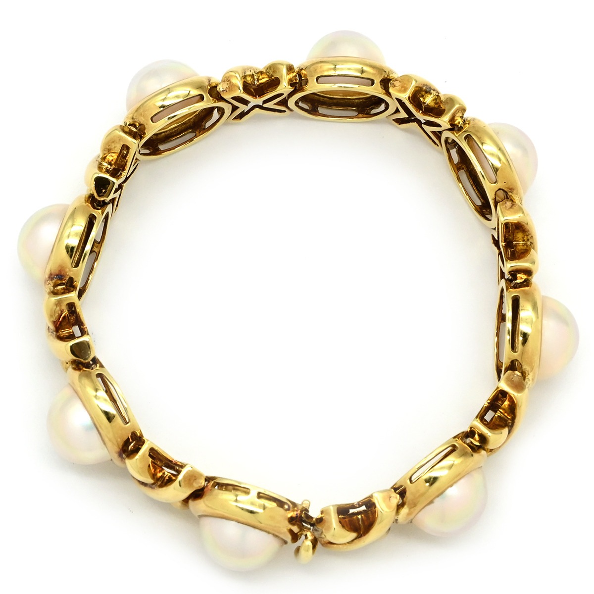 ティファニー Tiffany & Co ブレスレット パール ブレスレット K18YG パールホワイトXイエローゴールド パロマピカソ Tiffany&Co. AU750 【中古】 ティファニー Tiffany & Co ブレスレット パール ブレスレット K18YG パールホワイトXイエローゴールド パロマピカソ Tiffany&Co. AU750 【中古】