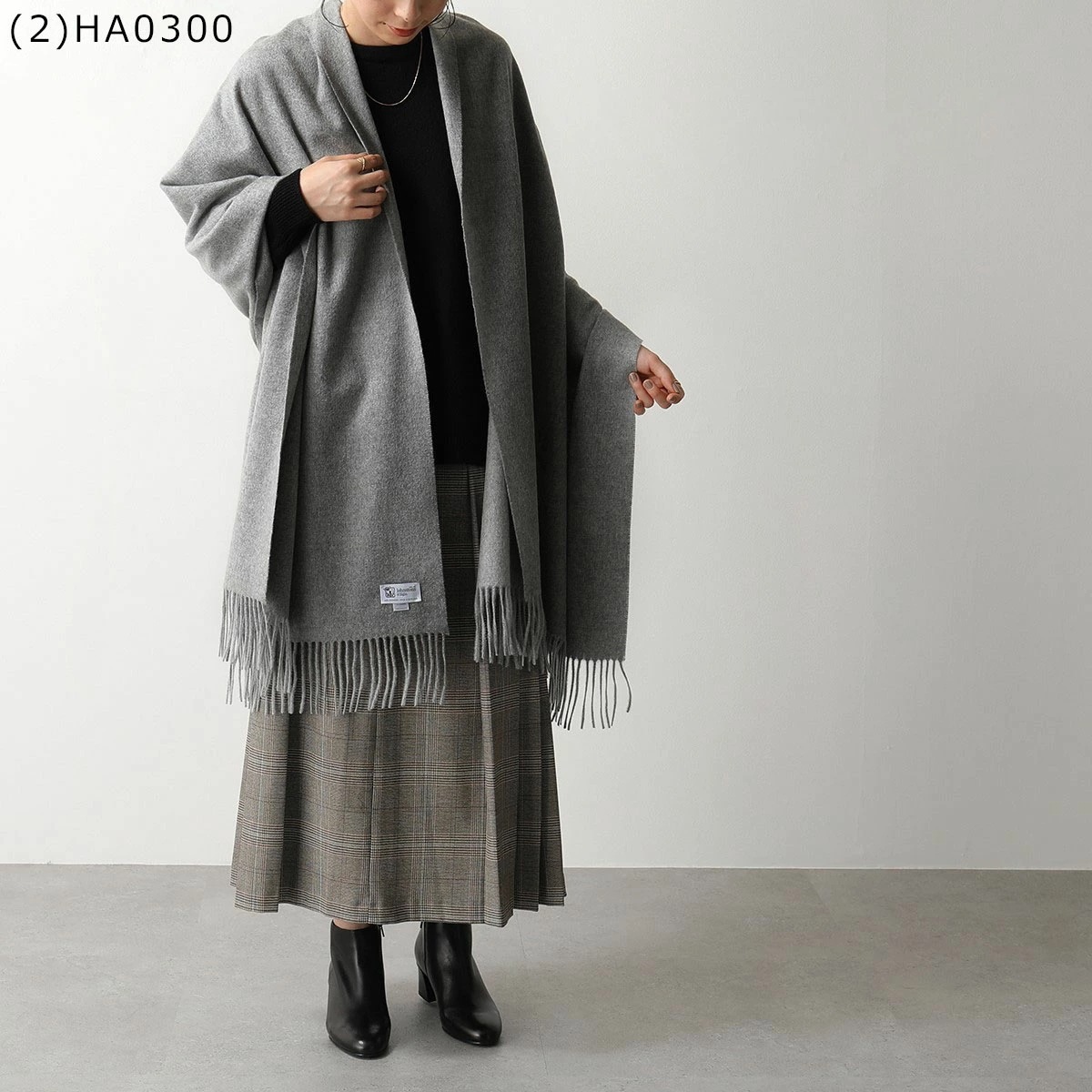 JOHNSTONS ジョンストンズ マフラー WA56 レディース カシミヤ 大判 ストール 無地 カラー18色 JOHNSTONS ジョンストンズ マフラー WA56 レディース カシミヤ 大判 ストール 無地 カラー18色