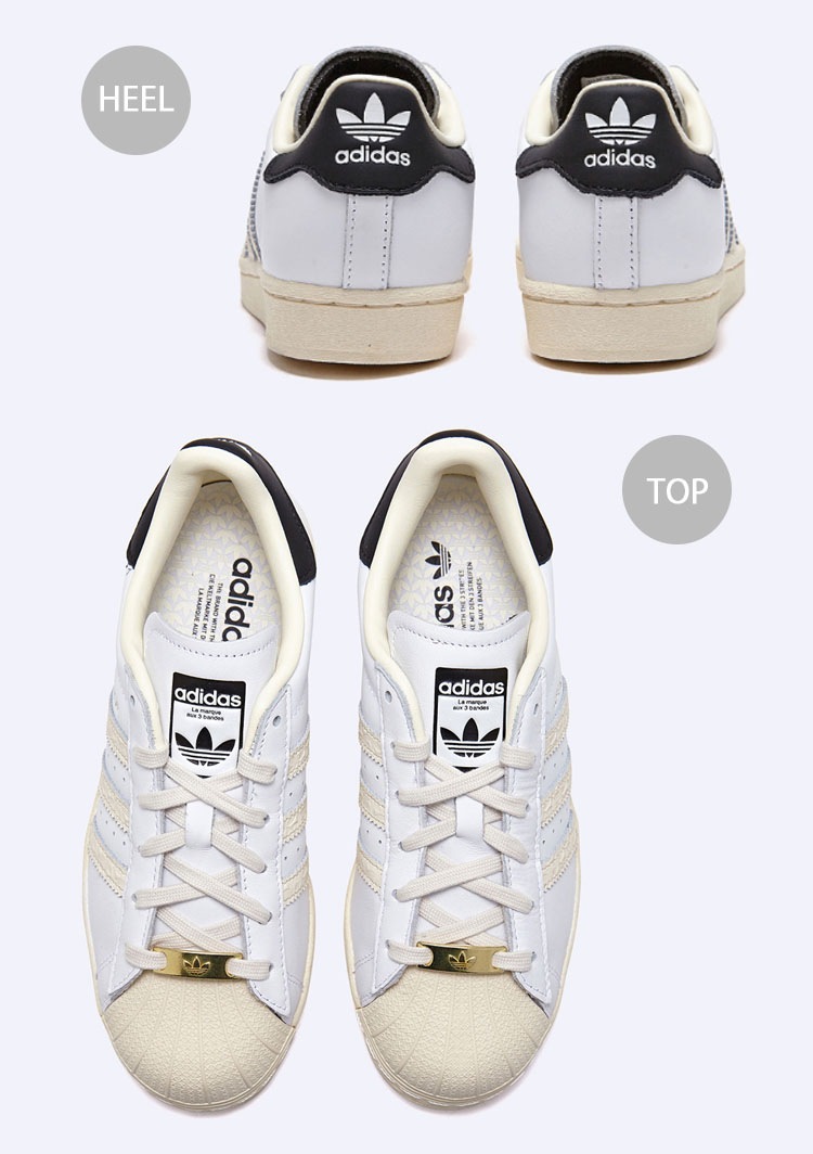 ID4675 スニーカー SUPERSTAR CREAM WHITE BLACK シューズ スーパースター レザー 本革 ID4675 スニーカー SUPERSTAR CREAM WHITE BLACK シューズ スーパースター レザー 本革