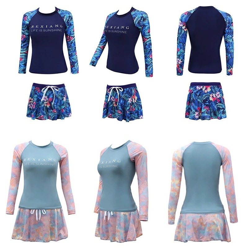 【防水ケース1枚無料贈呈】フィットネス水着 レディース セパレート かわいい 体型カバー水着 大きいサイズ 半袖ラッシュガード 2点セット 20代 30代 40代 50代 女性ミセス ママ水着 露出控 【防水ケース1枚無料贈呈】フィットネス水着 レディース セパレート かわいい 体型カバー水着 大きいサイズ 半袖ラッシュガード 2点セット 20代 30代 40代 50代 女性ミセス ママ水着 露出控