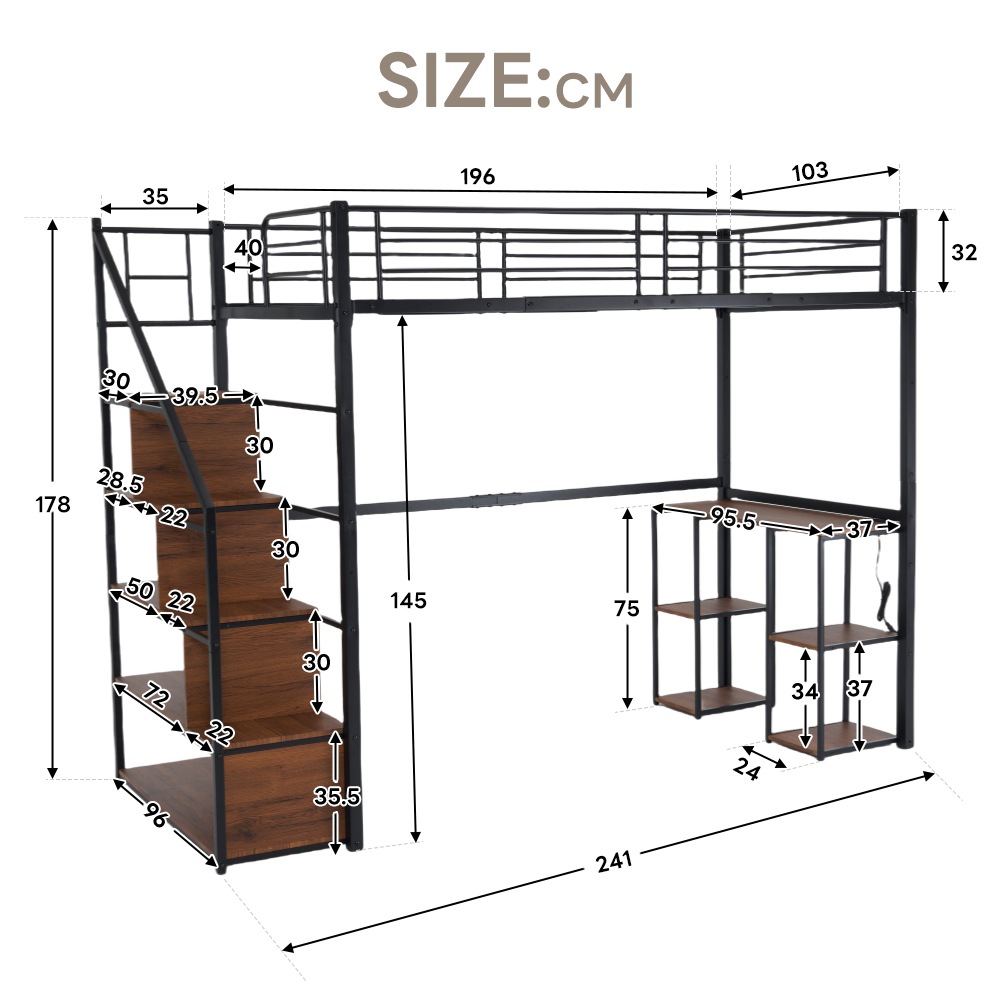 【国内発送&送·料·無·料】システムベット ロフトベッド シングル コンセント付き 収納付き デスク付き 棚付き 北欧風 スチール 耐震【元SKU:N509SA194501B・ホワイト・メッシュ床板】 【国内発送&送·料·無·料】システムベット ロフトベッド シングル コンセント付き 収納付き デスク付き 棚付き 北欧風 スチール 耐震【元SKU:N509SA194501B・ホワイト・メッシュ床板】