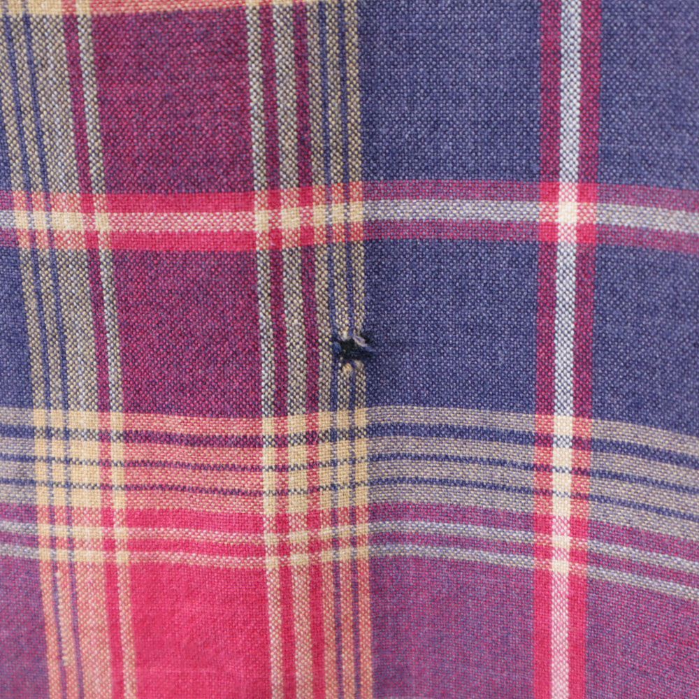 90s オールド 赤3星 初期タグ 長袖 チェックシャツ L マゼンタ 他 Ralph Lauren ラルフローレン メンズ