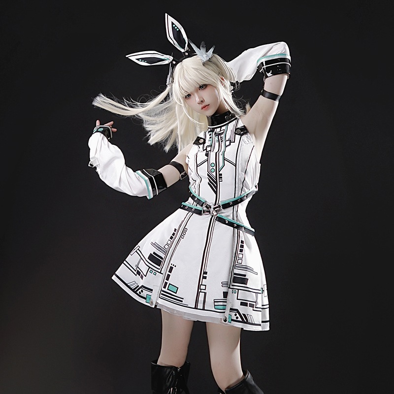 正規品デザイン未来戦姫ロリータワンピース手袖白ゴシックロリータセット 正規品デザイン未来戦姫ロリータワンピース手袖白ゴシックロリータセット