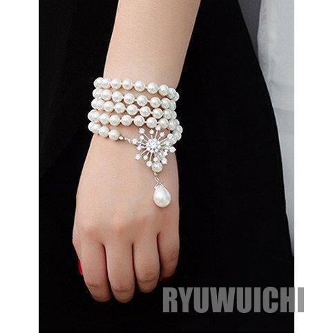 ロングネックレス レディース アクセサリー ウェディング パーティー 結婚式 二次会 謝恩会 卒業式 入学式 お呼ばれ 真珠 他と被らない/[acs8]