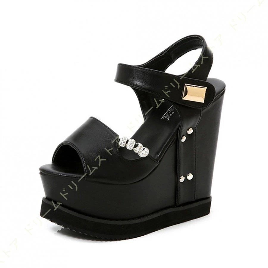 厚底 サンダル レディース ハイヒール 白 面ファスナー ウェッジソール 痛くない 大きいサイズ 14cmヒール アンクルストラップ 幅広 厚底サンダル 甲高 厚底 サンダル レディース ハイヒール 白 面ファスナー ウェッジソール 痛くない 大きいサイズ 14cmヒール アンクルストラップ 幅広 厚底サンダル 甲高