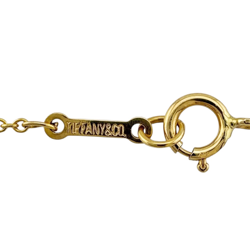 ティファニー キス ネックレス 18金 K18イエローゴールド TIFFANY&Co. 中古 美品 ティファニー キス ネックレス 18金 K18イエローゴールド TIFFANY&Co. 中古 美品