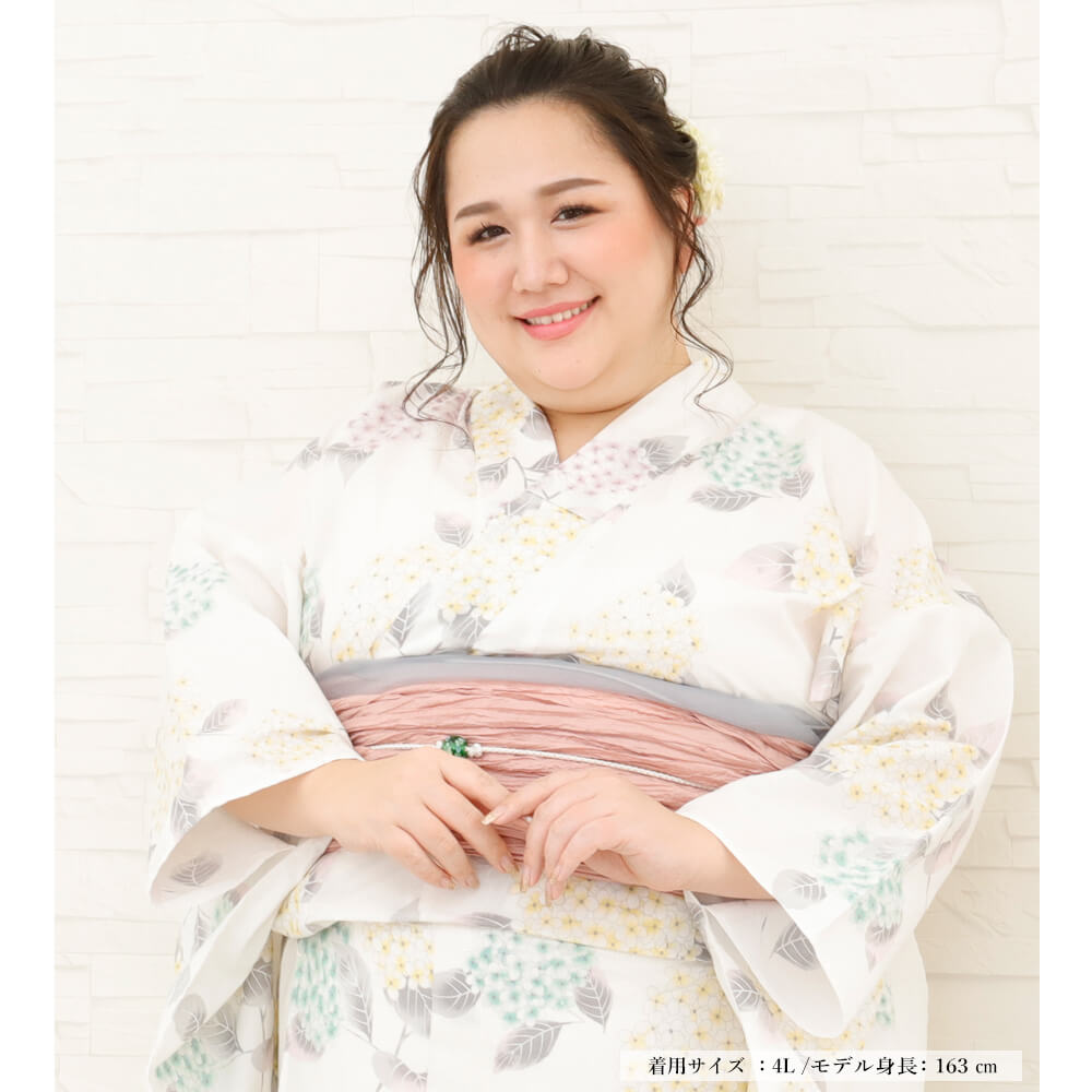 新品4L 浴衣ぽっちゃりさん大きいサイズ