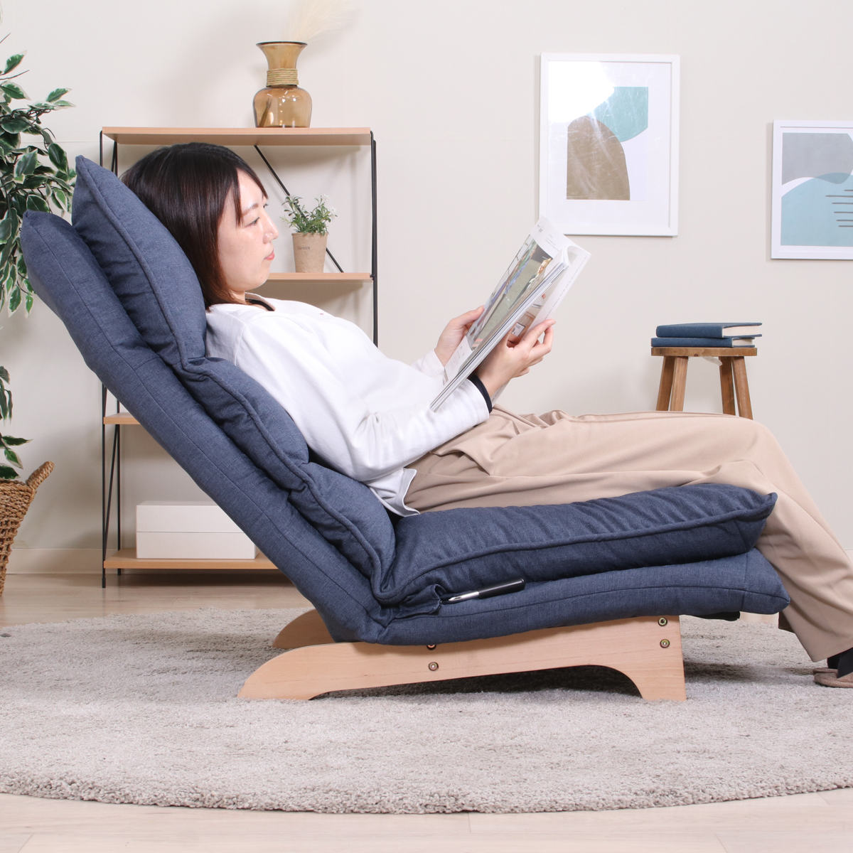 座椅子 幅70cm ダブルクッション リクライング ハイバック 座いす ローソファ フロアソファ ソファ 1人掛け ロータイプ ファブリック 天然木 ヘッド 5段階 ギア 座り心地 快適 座椅子 幅70cm ダブルクッション リクライング ハイバック 座いす ローソファ フロアソファ ソファ 1人掛け ロータイプ ファブリック 天然木 ヘッド 5段階 ギア 座り心地 快適
