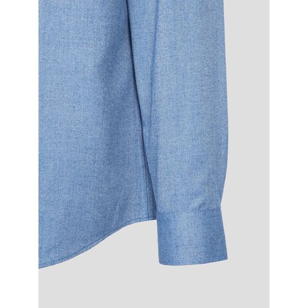 (ロガディス) ツイル起毛ソリッドレギュラーフィットシャツブルー (MA4964AJ3P) (ロガディス) ツイル起毛ソリッドレギュラーフィットシャツブルー (MA4964AJ3P)