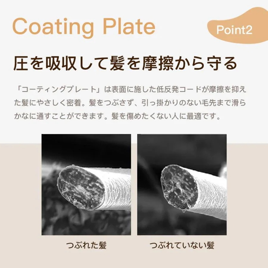 ヘアアイロン ストレート カール 2way カールプアイロン プロ仕様 高濃度マイナスイオン 急速加熱 ワンボダン温度調整 温度表示