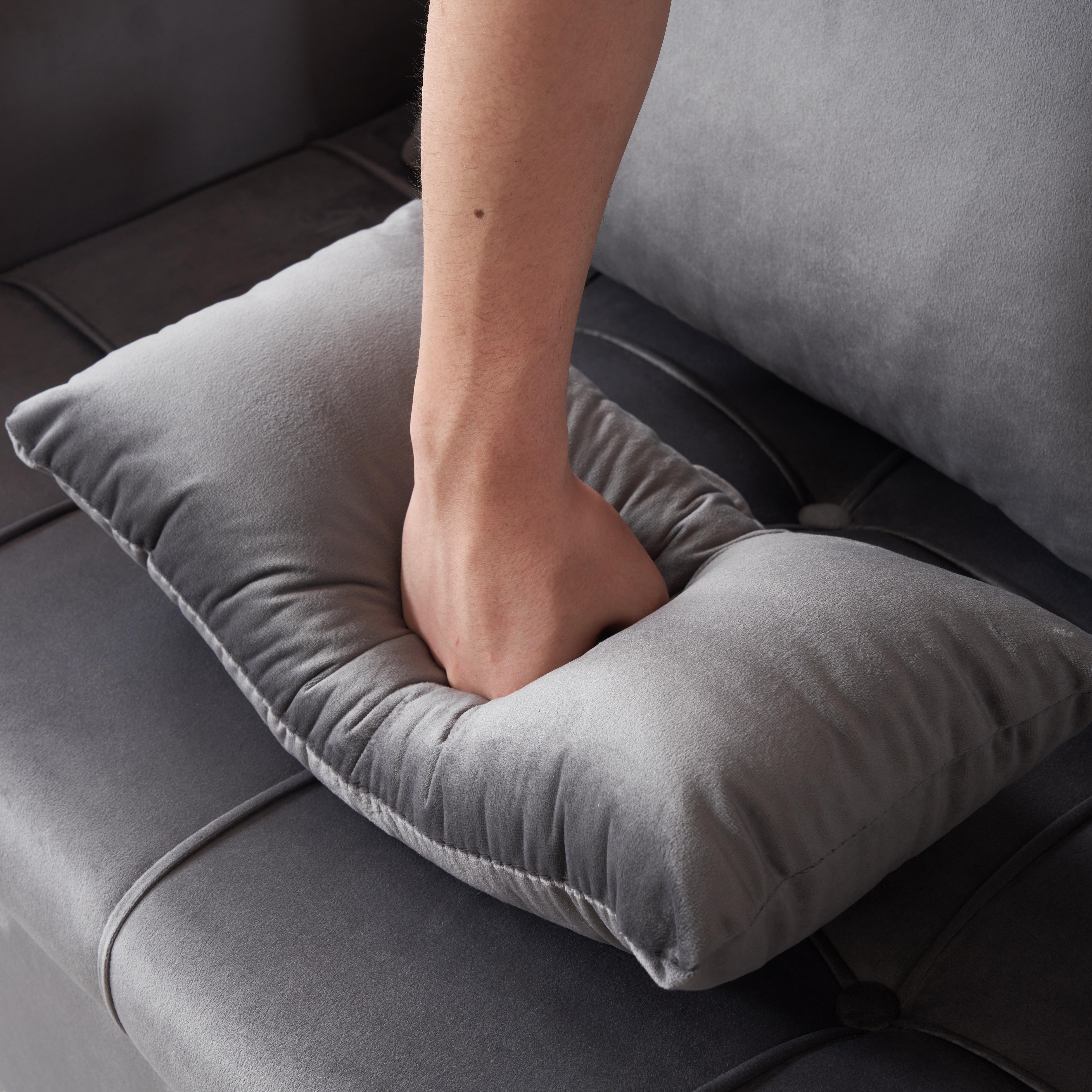 【国内発送&送·料·無·料】ソファー レイアウト自由 ソファ クッション4個付き 収納付き 金属脚付きカウチソファ おしゃれ 多機能ソファアームレスト 二人がけソファー sofa*509 【国内発送&送·料·無·料】ソファー レイアウト自由 ソファ クッション4個付き 収納付き 金属脚付きカウチソファ おしゃれ 多機能ソファアームレスト 二人がけソファー sofa*509