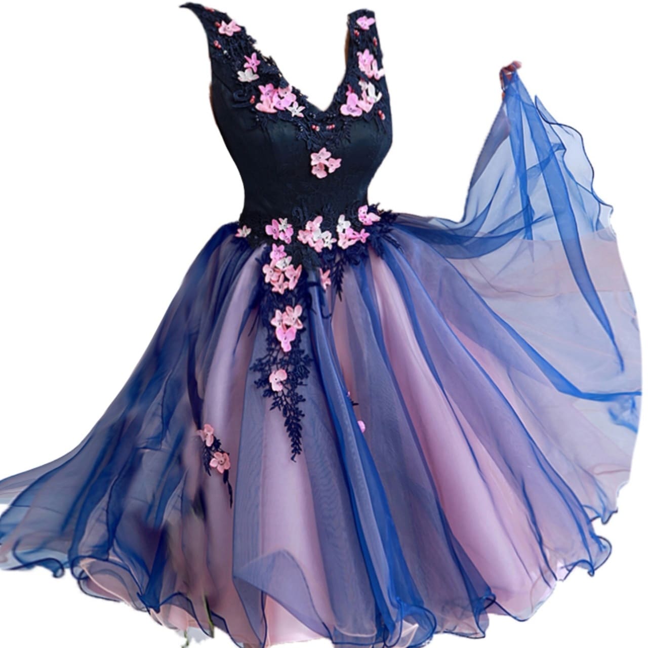 ワンピース ワンピドレス ミニ ミニ丈 袖なし ノースリーブ Vネック デザイン切替 ウエスト切替