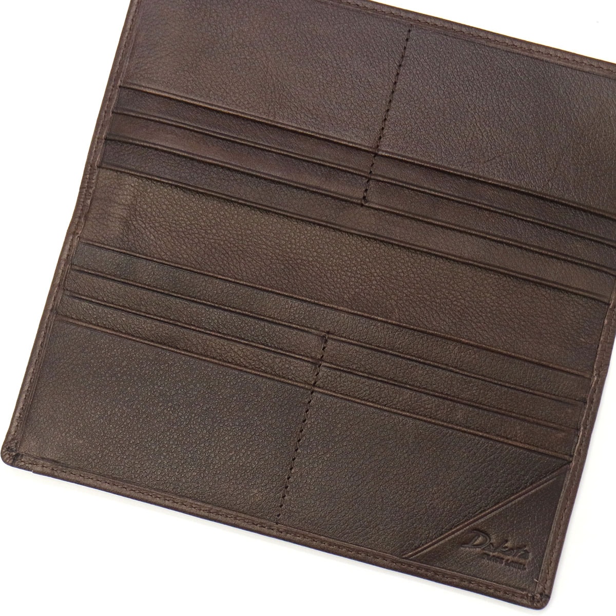 限定キーホルダー付 長財布 メンズ 薄い かぶせ 本革 軽量 二つ折り スリム 小銭入れなし リバー5 0620729