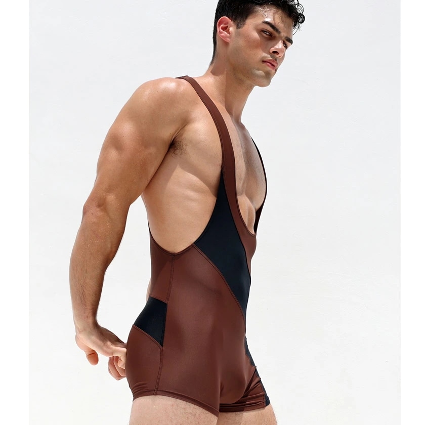 RUFSKIN/ラフスキン 805 ボディスーツ レオタード 上下一体型スポーツウェア レスリングウェア型インナー　男性下着　メンズ　下着 シングレット