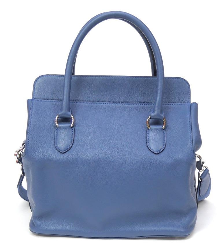 エルメス HERMES ツールボックス26 A刻印 SV金具 2WAY ブルーアガット エバーカラー 【中古】(66605) エルメス HERMES ツールボックス26 A刻印 SV金具 2WAY ブルーアガット