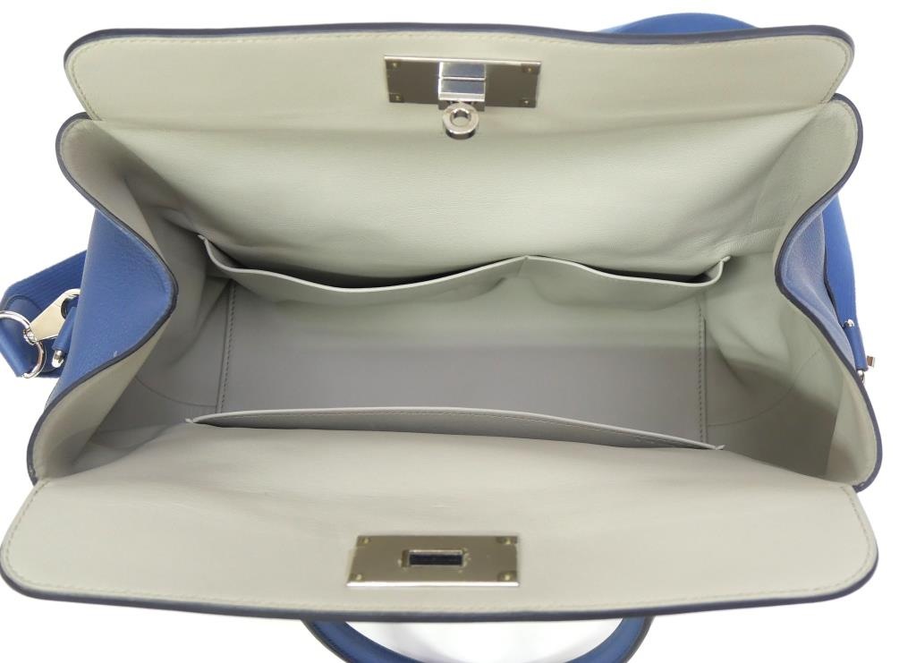 エルメス HERMES ツールボックス26 A刻印 SV金具 2WAY ブルーアガット