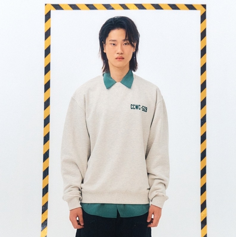 [Crazy Car Wash Crew] GREEN NUMBER PLATE SWEATSHIRTS