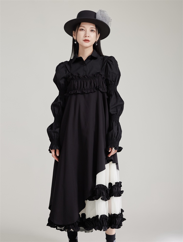 【J.Fashion】 ワンピースセット ブラウス+キャミワンピース チュールドッキング 秋 個性的なデザイン 関連商品は店で購入可能 メガ割 【J.Fashion】 ワンピースセット ブラウス+キャミワンピース チュールドッキング 秋 個性的なデザイン 関連商品は店で購入可能 メガ割