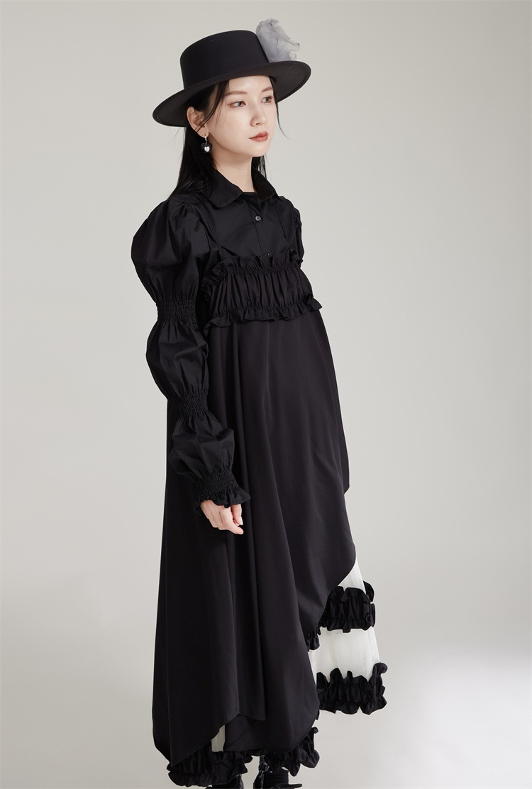 【J.Fashion】 ワンピースセット ブラウス+キャミワンピース チュールドッキング 秋 個性的なデザイン 関連商品は店で購入可能 メガ割 【J.Fashion】 ワンピースセット ブラウス+キャミワンピース チュールドッキング 秋 個性的なデザイン 関連商品は店で購入可能 メガ割