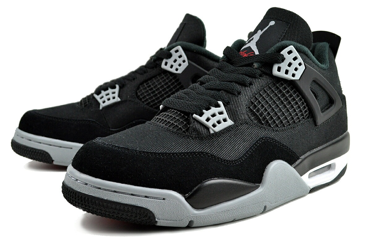 エアジョーダン 4 レトロ SE ブラック キャンバス グレー レッド dh7138-006 エアジョーダン 4 レトロ SE ブラック キャンバス グレー レッド dh7138-006