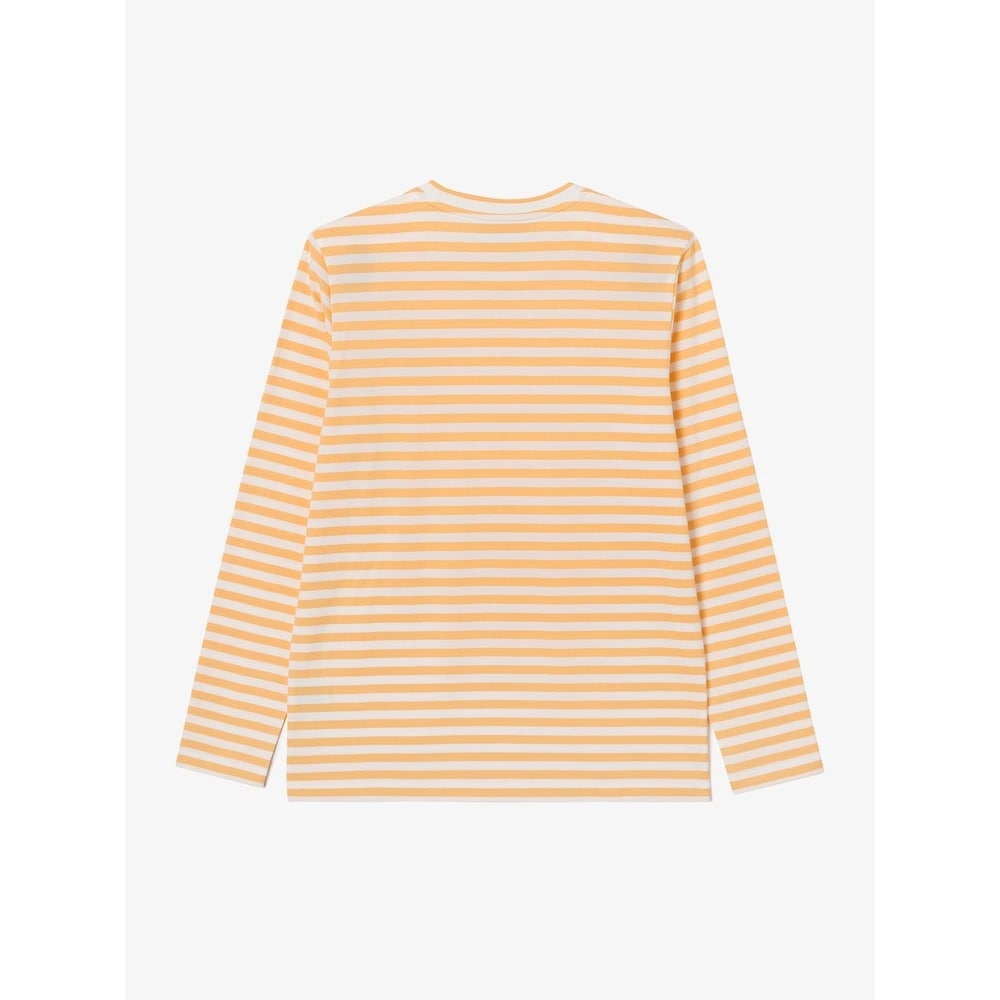 ラコステ女性用ストライプロングスリーブ T シャツ TF921E-54G IXY Q2NTF921E-54GIXY