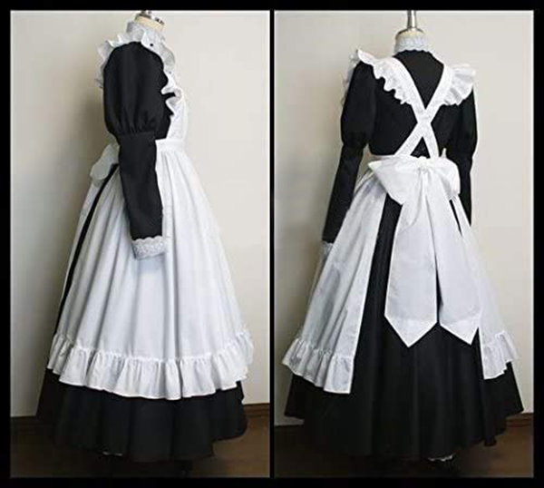 Qoo10] パニエ追加可 メイド服 コスプレ クラシ