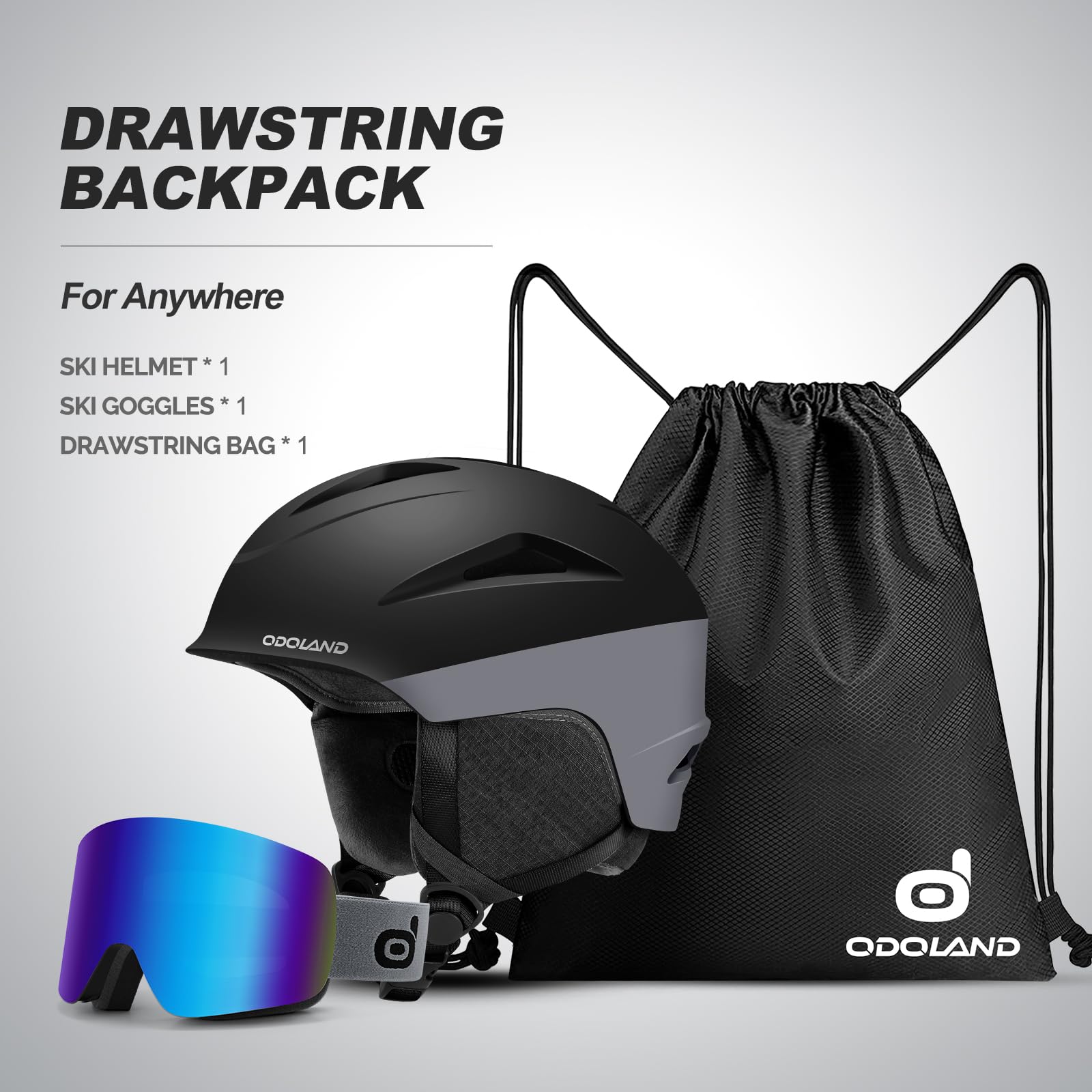 Odoland スキーヘルメットセット ゴーグル付き Amazon | Odoland スキーヘルメット バイザースノーボード