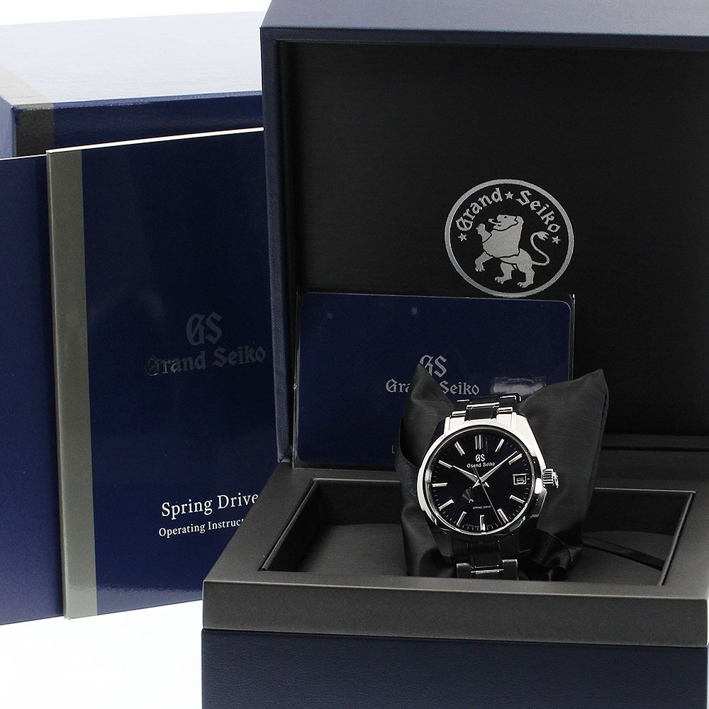 セイコー SEIKO SBGA375/9R65-0CV0 グランドセイコー パワーリザーブ スプリングドライブ メンズ 箱・保証書付き_882637【中古】 セイコー SEIKO SBGA375/9R65-0CV0 グランドセイコー パワーリザーブ スプリングドライブ メンズ 箱・保証書付き_882637【中古】