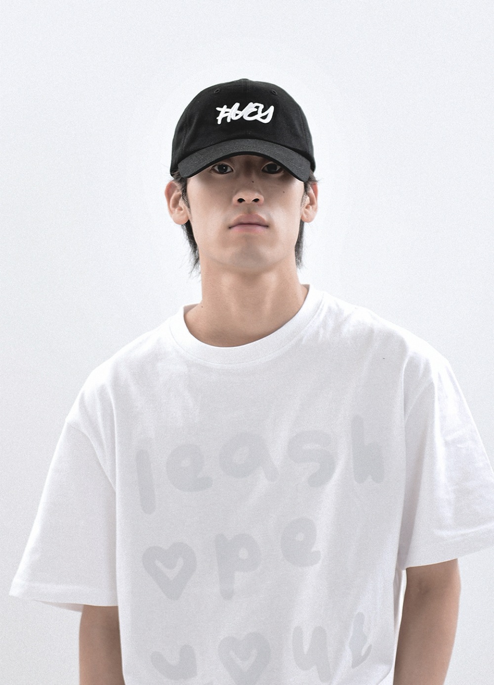 [aespa ニンニン 着用] Basic Logo 2カラボールキャップ HUEY/aespa ニンニン 着用/Basic Logo Ball Cap/ユニセックス
