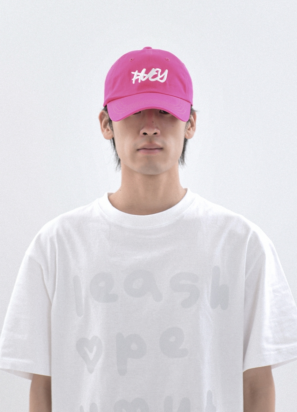 [aespa ニンニン 着用] Basic Logo 2カラボールキャップ HUEY/aespa ニンニン 着用/Basic Logo Ball Cap/ユニセックス
