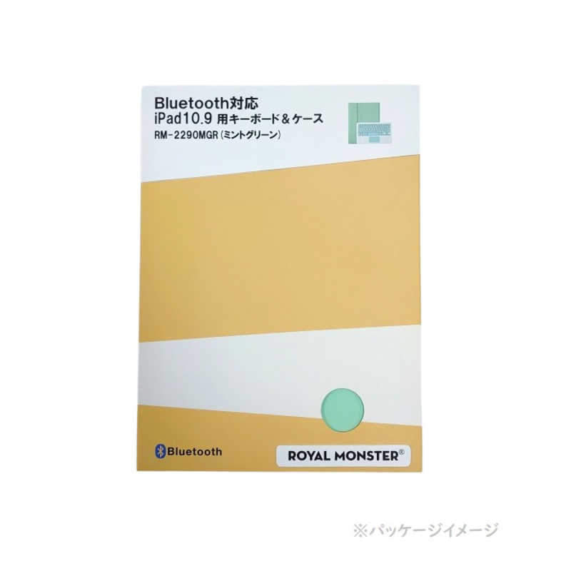 ROYALMONSTER　iPad10.9用キーボード＆ケース ［ワイヤレス /Bluetooth］ BK　RM-2290BK