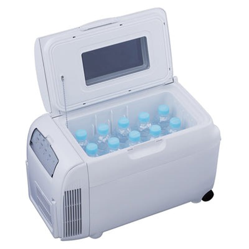 ツインバード TWINBIRD 2電源式ポータブル電子適温ボックス ホワイト ポータブル冷蔵庫 HR-EB07W ツインバード TWINBIRD 2電源式ポータブル電子適温ボックス ホワイト ポータブル冷蔵庫 HR-EB07W