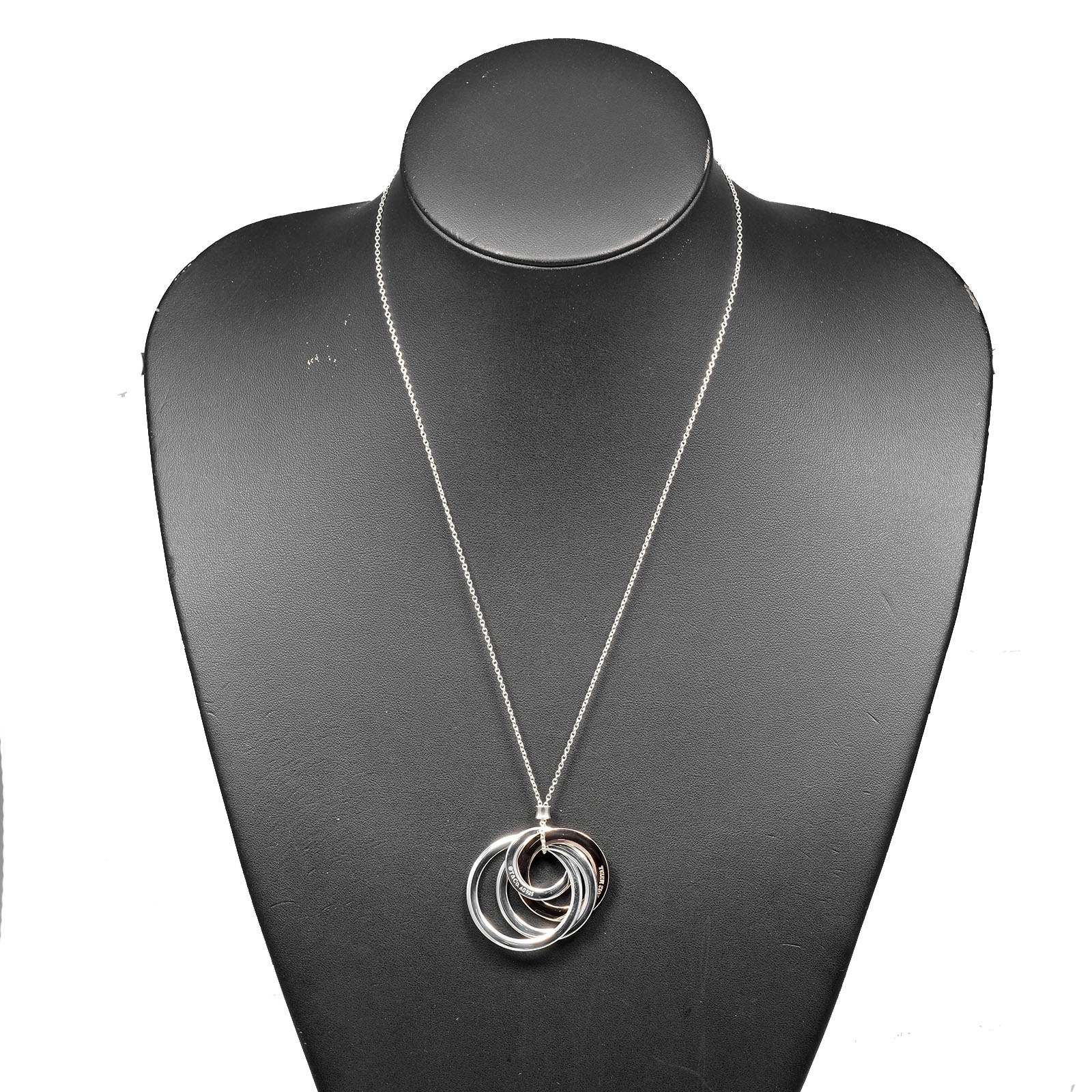 1837インターロッキング 4サークル ネックレス シルバー925 ルベドメタル 約13g レディース 中古品 Aランク 1837インターロッキング 4サークル ネックレス シルバー925 ルベドメタル 約13g レディース 中古品 Aランク