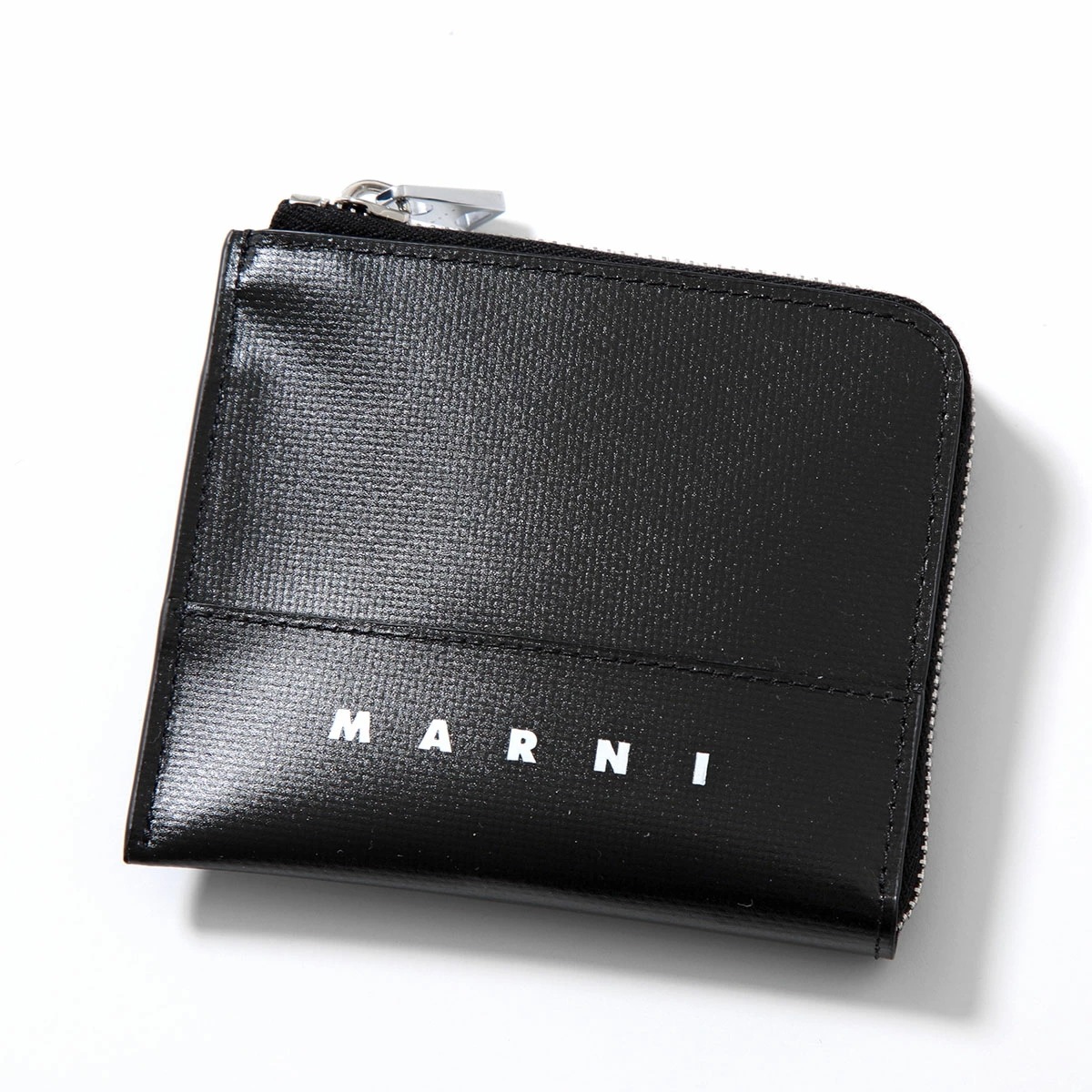 MARNI マルニ コインケース PFMI0075A0 P5769 レディース ミニ財布 カードケース L字ファスナー アラウンド ジップ ロゴ カラー2色