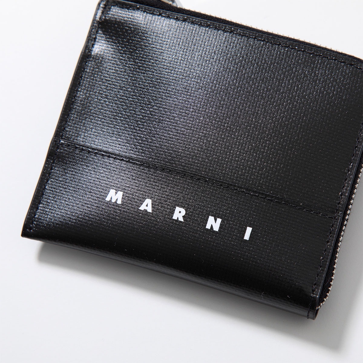 MARNI マルニ コインケース PFMI0075A0 P5769 レディース ミニ財布 カードケース L字ファスナー アラウンド ジップ ロゴ カラー2色