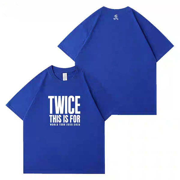 【ナヨン・L】TWICE THIS IS FOR 半袖 ツアー Tシャツ グッズ T-SHIRT〈BLACK〉【L】/ NAYEON / TWICE『THIS IS FOR』 – JYP