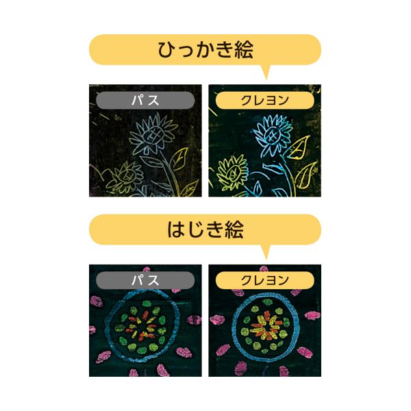 (まとめ) ぺんてる ずこうクレヨン 極太 24色PTCG1-24 1セット (×10セット)