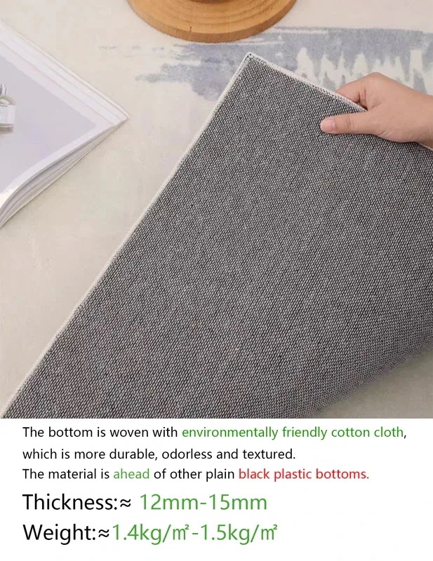 ミニマリストのモダンで快適なカーペット リビングルーム用 大型 ソフト 寝室用 家の装飾 ペット用 MT01-YB Customizable size ミニマリストのモダンで快適なカーペット リビングルーム用 大型 ソフト 寝室用 家の装飾 ペット用 MT01-YB Customizable size