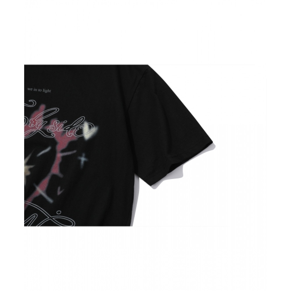 CPGN スタジオ DTP ポーリングアゲインショートスリーブ T シャツブラック