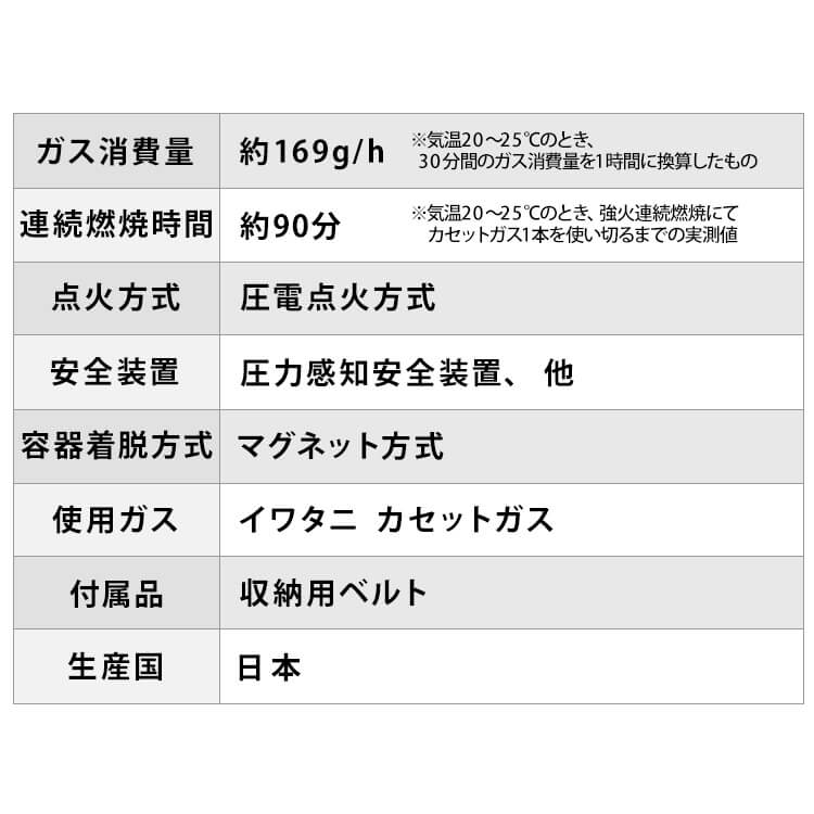 カセットガス炉ばた焼器 炙りや2 シルバー＆ブラック CB-ABR-2 (D)　メガ割