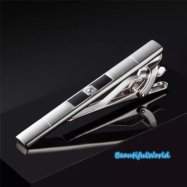 Qoo10] 選べる2本セット ネクタイピン シンプル