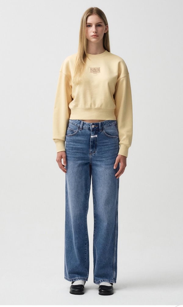 日本未発売】マリテフランソワジルボー スウェットトレーナー 襟付き S