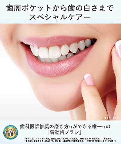 人気日本製 パナソニック 電動歯ブラシ ドルツ ピン : 日用品雑貨 在庫好評